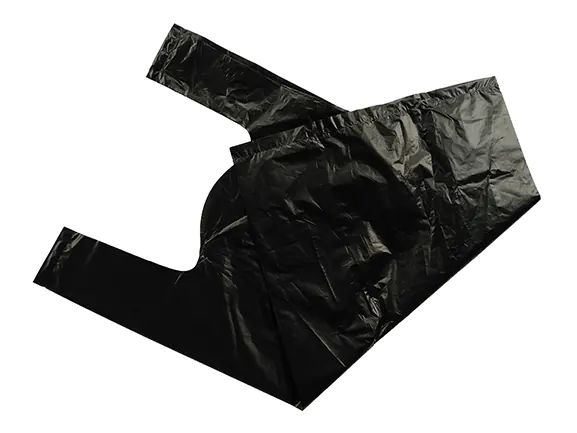 Black Plastic Shopping Bag
