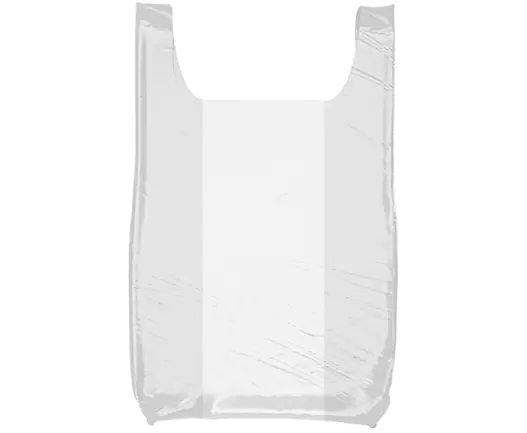 White and Black Plastic Shopping bags